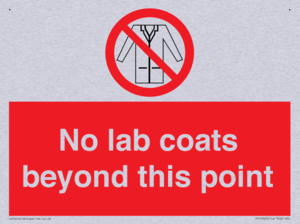 No lab coats beyond this point